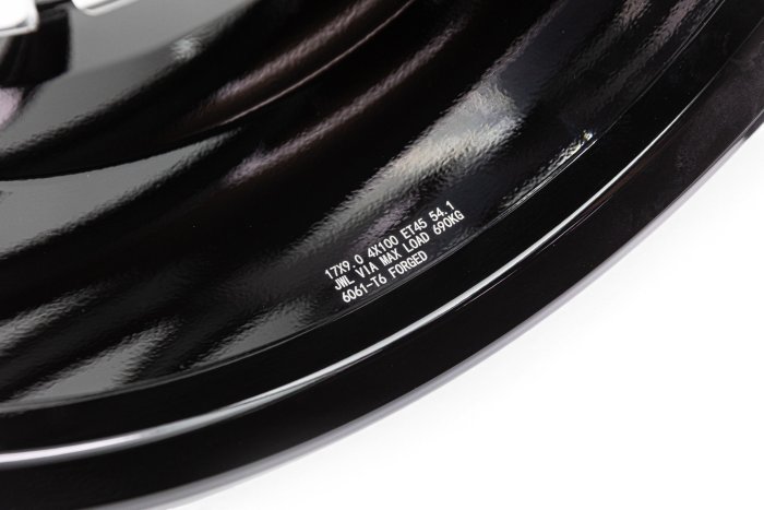 Диск колесный кованый Mazda MX5 2016-> ND; 17x9 ET45 4X100 Gloss Black RPE