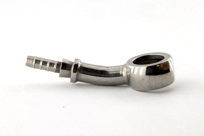 Фитинг banjo d10 mm, 20° D-03 нерж. сталь, под опрессовку S5093-03C, Goodridge