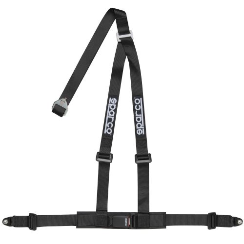 Ремень безопасности SPARCO 3 точки, 2", болты, ECE, чёрный, 04608BV1NR