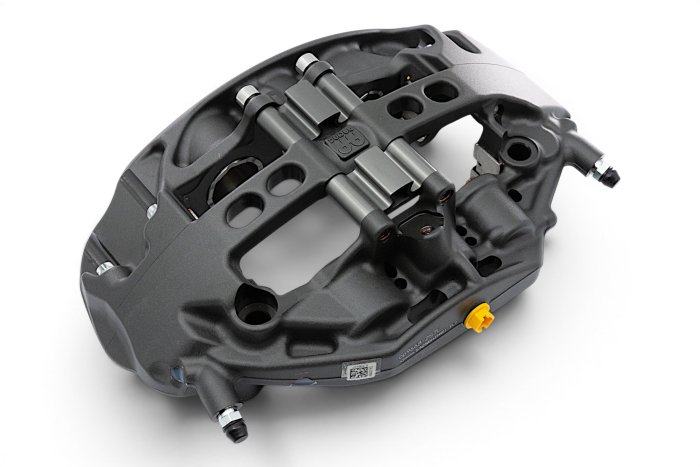 Суппорт AP Racing CP9668-2S7L Pro5000R Radi-CAL 6 поршней; 25mm толщина колодки