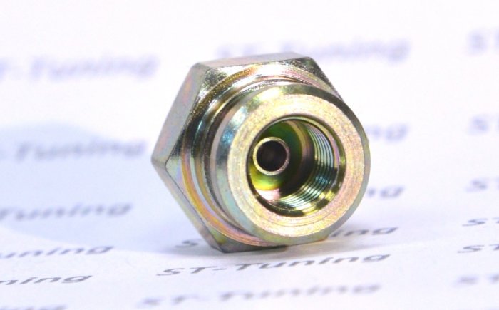 Фитинг мама AN-03 3/8X24 под обратный конус, 19mm D-03 сталь, под опрессовку S759-03-03Z1, Goodridge