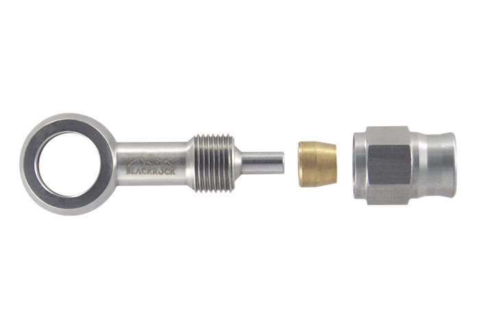 Фитинг banjo d10 mm, длинный D-03, нерж. сталь B03-D10T, BLACKROCK LAB