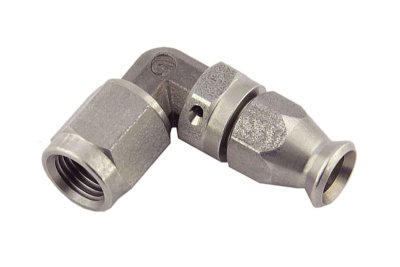 Фитинг мама AN-03 3/8X24 под прямой конус, 90° D-03 нерж. сталь, кованый, 6690-03C, Goodridge