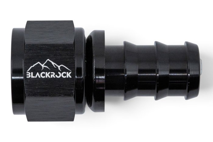 - 12 AN (12AN AN12) фитинг прямой, PUSH FIT серия BLACKROCK LAB P12-001-7BK