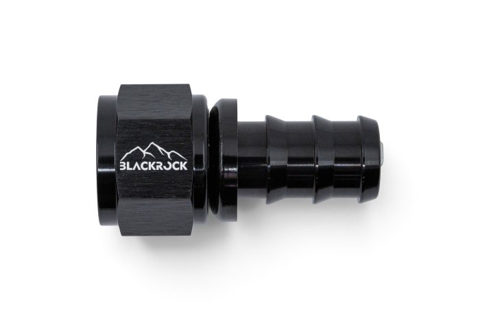 - 12 AN (12AN AN12) фитинг прямой, PUSH FIT серия BLACKROCK LAB P12-001-7BK