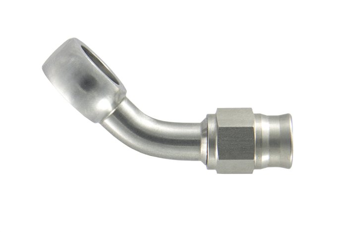 Фитинг banjo d10 mm, 45° D-03 нерж сталь B03-3D10, BLACKROCK LAB 