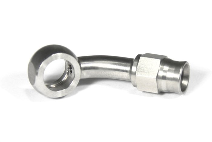 Фитинг banjo d10 mm, 45° D-03 нерж сталь B03-3D10, BLACKROCK LAB 