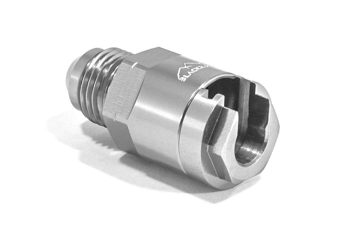 Фитинг AN-06 - 5/16" (8mm) быстросъём, прямой мама, BLACKROCK LAB L06-516-F201