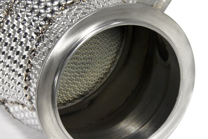 Приемные трубы (даунпайпы) HEATSHIELD Catted BMW-DP-9596 BlackRock Lab BMW X5M, X6M (S68) 2025->