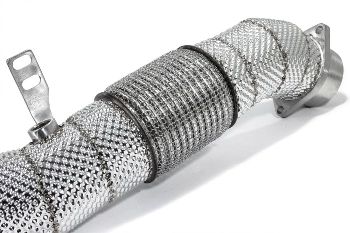 Приемные трубы (даунпайпы) HEATSHIELD Catted BMW-DP-9596 BlackRock Lab BMW X5M, X6M (S68) 2025->