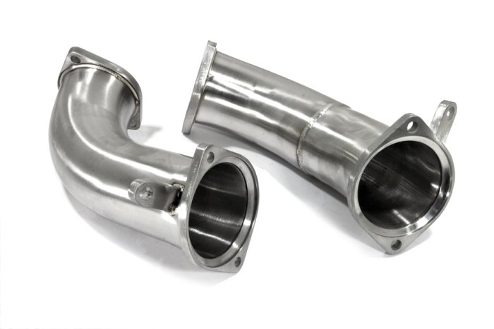 Приемные трубы (даунпайпы) HEATSHIELD Catted BMW-DP-9596 BlackRock Lab BMW X5M, X6M (S68) 2025->