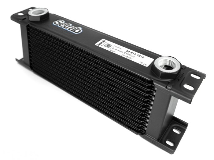 Радиатор масляный 13 рядов; 330 mm ширина; ProLine STD (M22x1,5 выход) Setrab, 50-613-7612