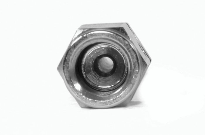 Фитинг мама AN-03 3/8X24 под прямой конус D-03 хром, под опрессовку S6001-03CH, Goodridge