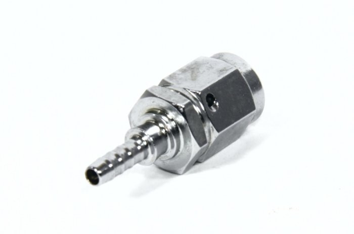 Фитинг мама AN-03 3/8X24 под прямой конус D-03 хром, под опрессовку S6001-03CH, Goodridge