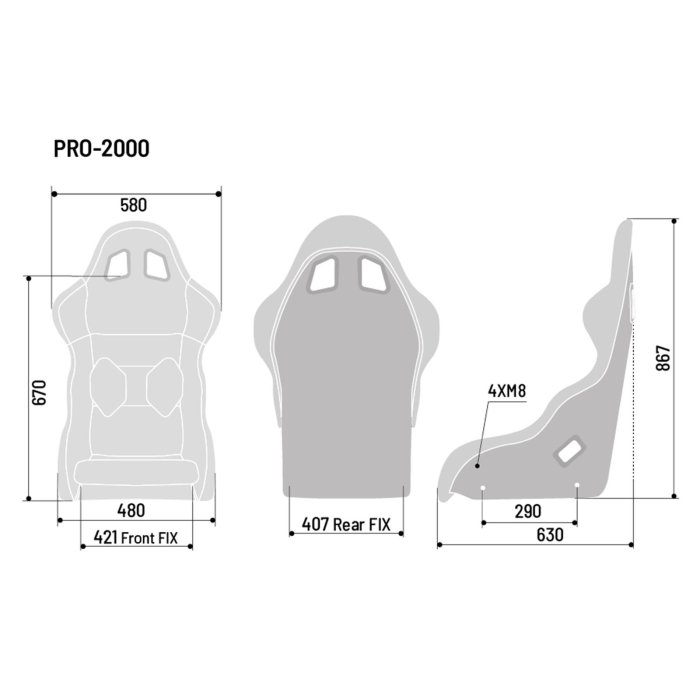 Спортивное сиденье PRO 2000 QRT SPARCO, размер L, черное, FIA 8855-1999, 008016RNR