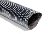 Воздуховод силиконовый, диаметр 63mm, до +255°С, цена за 1м, Thermal Division TDAD163B черный