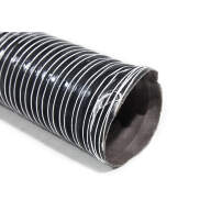 Воздуховод силиконовый, диаметр 63mm, до +255°С, цена за 1м, Thermal Division TDAD163B черный - Воздуховод силиконовый, диаметр 63mm, до +255°С, цена за 1м, Thermal Division TDAD163B черный