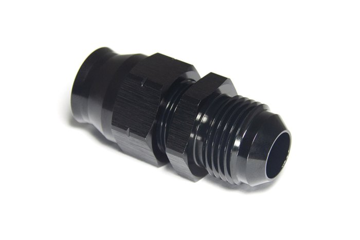 Фитинг AN-08, прямой "папа" Hardline, алюминий, BLACKROCK LAB H08-001-MABK