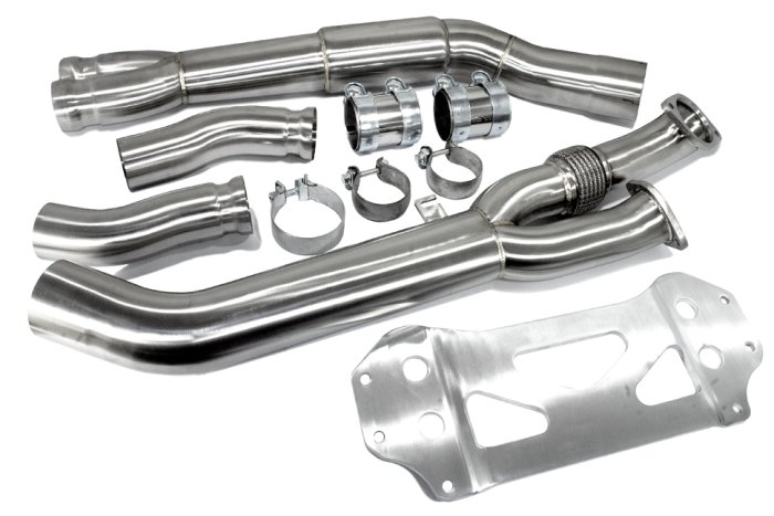 Мидпайп (средняя часть выхлопа) BlackRock Lab BMW-EP-0358 BMW M3 G80, M4 G82