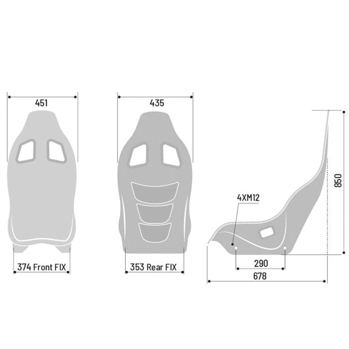 Спортивное сиденье ULTRA CARBON SPARCO, размер S-M, черное, FIA 8855-1999, 008037ZNR