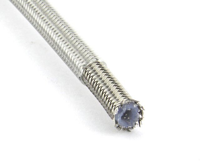 Армированный тормозной шланг Goodridge Прозрачный силикон D-03 600-03CL