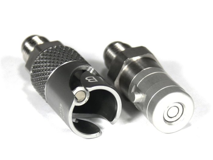 Быстросъёмный разъём П AN04 - П AN04, корпус AN-05, титан, BLACKROCK LAB, QDC-04MT