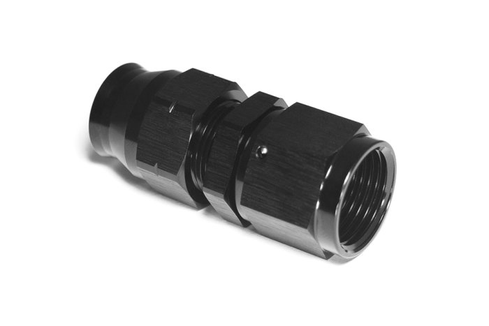 Фитинг AN-08, прямой "мама" Hardline, алюминий, BLACKROCK LAB H08-001-BK