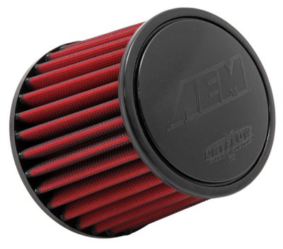 Воздушный фильтр нулевого сопротивления AEM 21-204DK универсальный D=89mm L=133 мм