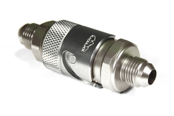 Быстросъёмный разъём П AN06 - П AN06, корпус AN-08, титан , BLACKROCK LAB, QDC-06MT