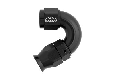 - 6 AN (6AN AN6) фитинг 150° Full Flow BLACKROCK LAB T06-150-3BK под тефлоновый шланг (600 серия)