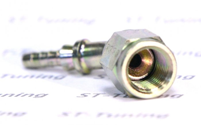 Фитинг мама AN-03 3/8X24 под прямой конус, 45° D-03 сталь, под опрессовку S6046-03Z1, Goodridge