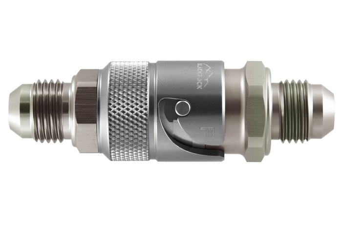 Быстросъёмный разъём П AN08 - П AN08, корпус AN-08, титан , BLACKROCK LAB, QDC-08MT