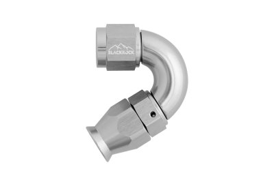 - 6 AN (6AN AN6) фитинг 150° Full Flow BLACKROCK LAB T06-150-3Ti под тефлоновый шланг (600 серия)