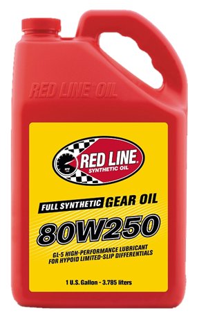 Масло трансмиссионное REDLINE 80W250 GL-5, 58605 (3.8 л.)