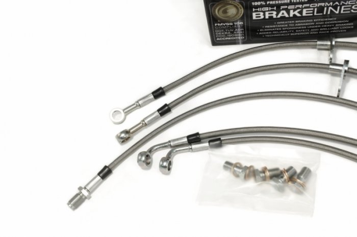 Армированные тормозные шланги Goodridge TTY4700-5P (5 шт.) Toyota LC100 / Lexus 470