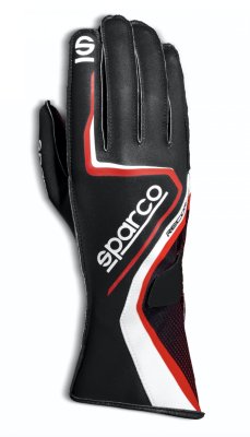 Перчатки для картинга SPARCO RECORD, черный/красный, размер 11, 00255511NRRS