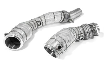 Приемные трубы (даунпайпы) HeatShield Catted BMW-DP-0080 BlackRock BMW S55 M2Comp/M3/M4 F80/F82/F87