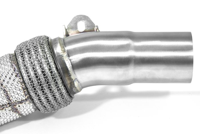 Приемные трубы (даунпайпы) HeatShield Catted BMW-DP-0080 BlackRock BMW S55 M2Comp/M3/M4 F80/F82/F87