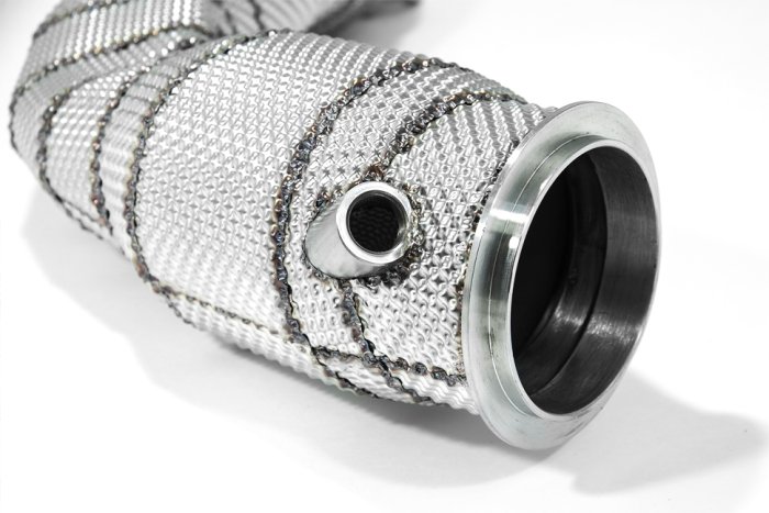 Приемные трубы (даунпайпы) HeatShield Catted BMW-DP-0080 BlackRock BMW S55 M2Comp/M3/M4 F80/F82/F87