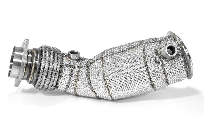 Приемные трубы (даунпайпы) HeatShield Catted BMW-DP-0080 BlackRock BMW S55 M2Comp/M3/M4 F80/F82/F87