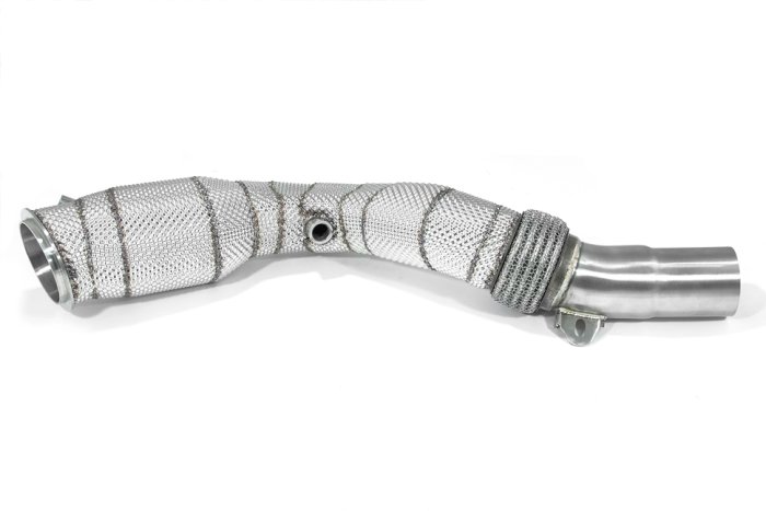 Приемные трубы (даунпайпы) HeatShield Catted BMW-DP-0080 BlackRock BMW S55 M2Comp/M3/M4 F80/F82/F87