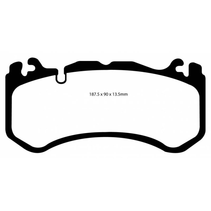 Колодки тормозные DP41939R EBC Yellowstuff перед AUDI RS6 MK3 4F; RS7 4GA, AMG GL 63; DC1291