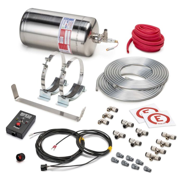 Система пожаротушения электрическая 4,25L FIA 2000 SPARCO 014772EXL