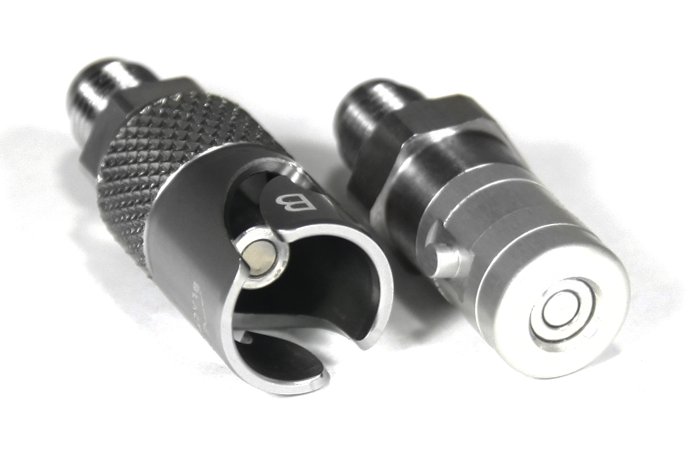 Быстросъёмный разъём П AN03 - П AN03, для тормозных шлангов, алюминий, BLACKROCK LAB, QDC-03CA