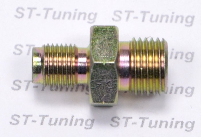 Адаптер П 1/4 BSP обратный конус - П M10х1 обратный конус, сталь Goodridge 742-04-31P