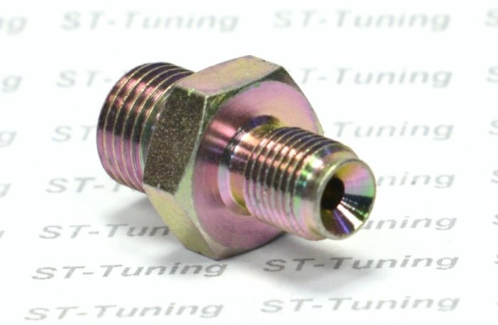 Адаптер П 1/4 BSP обратный конус - П M10х1 обратный конус, сталь Goodridge 742-04-31P