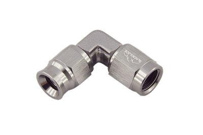 Фитинг мама AN-03 3/8X24 под прямой конус, 90° D-03 алюминий T03-090-NS6Ti, BLACKROCK LAB