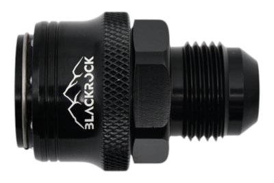 - 6 AN (6AN AN6) фитинг прямой, быстросъём М - П AN06, Easy-Release, BLACKROCK LAB, FD06-06M