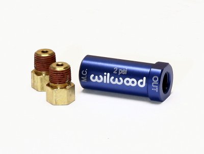 Клапан остаточного давления в тормозной магистрали 2psi (0,14bar) Wilwood 260-13783