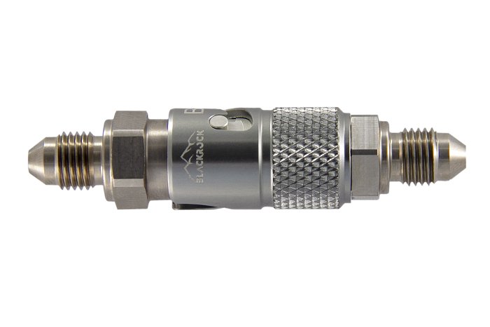 Быстросъёмный разъём П AN03 - П AN03, для тормозных шлангов, титан, BLACKROCK LAB, QDC-03CT